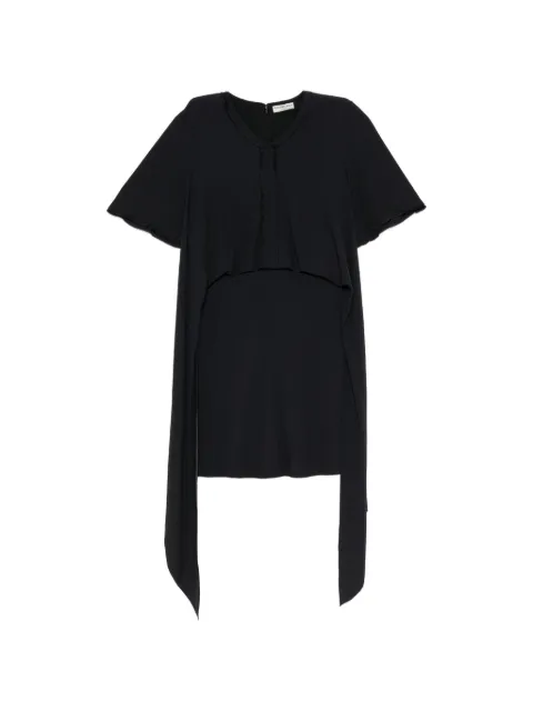 Balenciaga layered asymmetric dress Black 426530TRD10