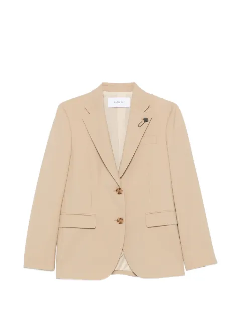 Lardini Rocco flower-detail blazer Neutrals A7ROCCOACD67803