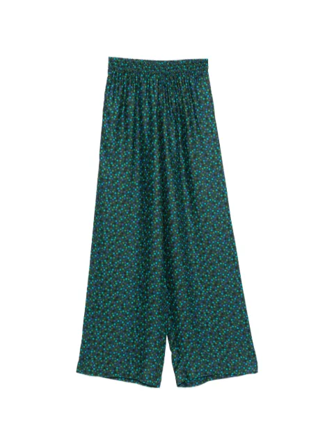 Gianluca Capannolo Claudia polka-dot trousers Green 26IP478800