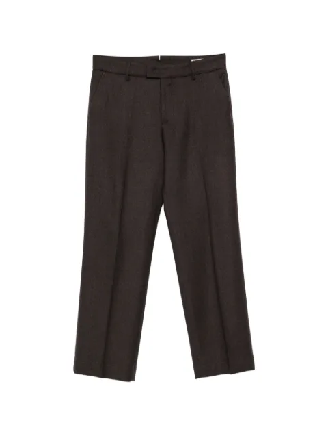 Berwich pressed-crease belt-loop trousers Brown ALICERD5470