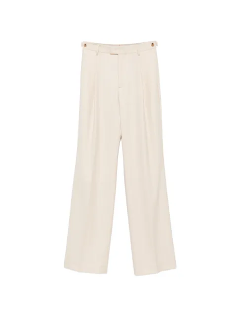 Berwich herringbone pleated trousers Neutrals SIMONA1P