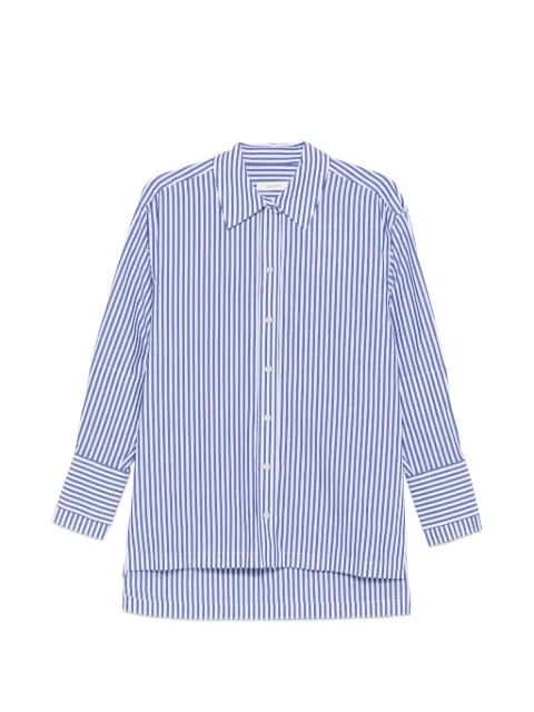 JOSEPH Theia vertical-stripe long-sleeve shirt Blue JF010031