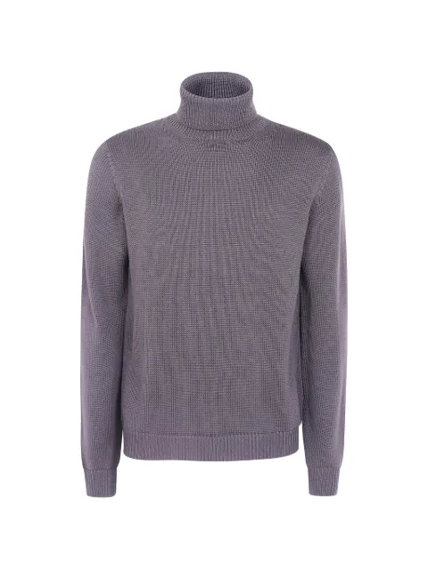 Nuur turtle-neck chunky-knit Purple 263MYB02003