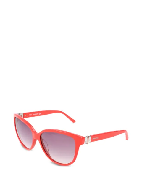 Swarovski Eyewear Swarovski-crystal cat-eye sunglasses Red SK0120