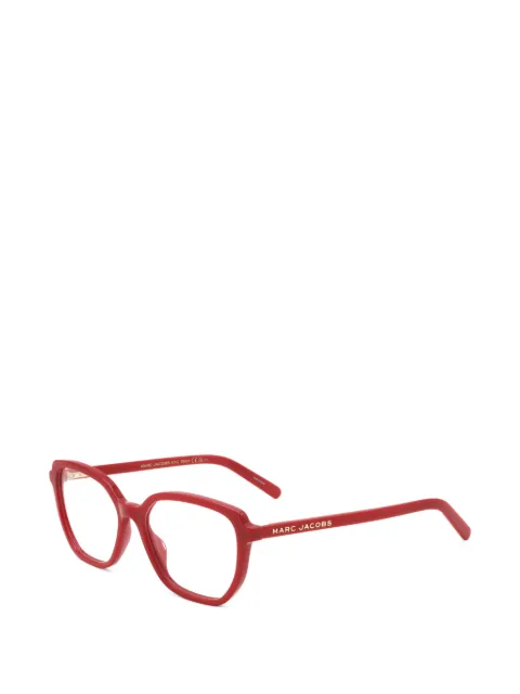Marc Jacobs Eyewear geometric-frame glasses Red MARC661