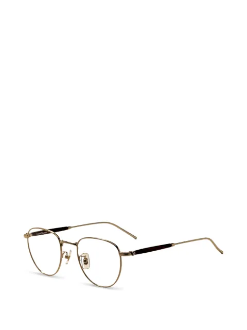 Montblanc geometric-frame glasses Gold MB0410O00250