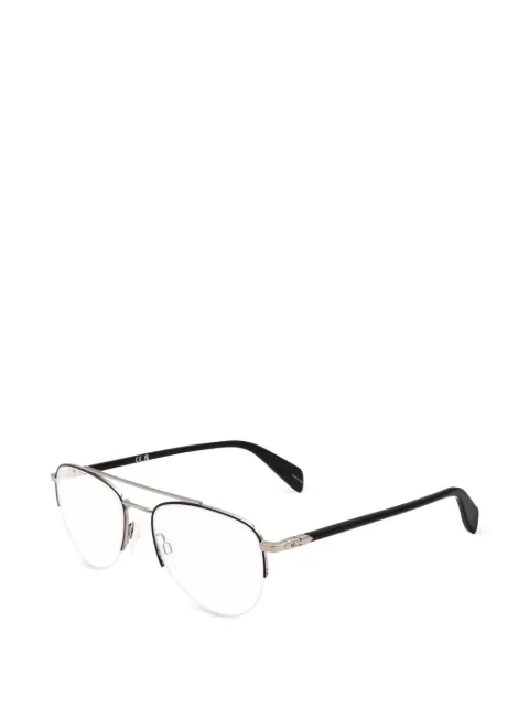 RAG & BONE EYEWEAR pilot-frame glasses Silver RNB7054G80754