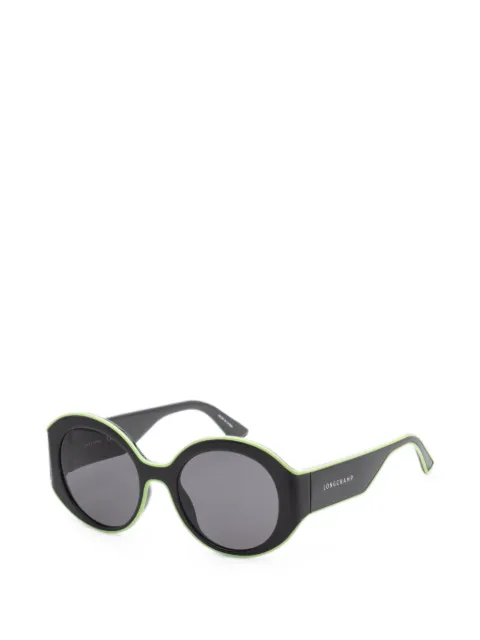 Longchamp round-frame sunglasses Black LO758S