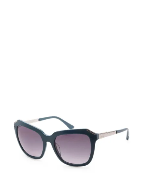 Swarovski Eyewear crystal-embellished geometric-frame sunglasses Blue SK0115