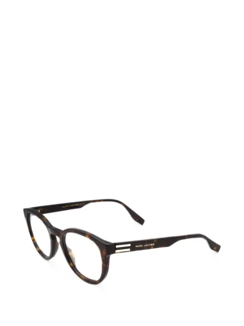 Marc Jacobs Eyewear tortoiseshell-effect round-frame glasses Brown MARC721008621