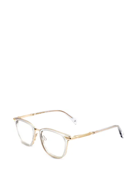 rag & bone square-frame glasses Gold RNB8001KB751