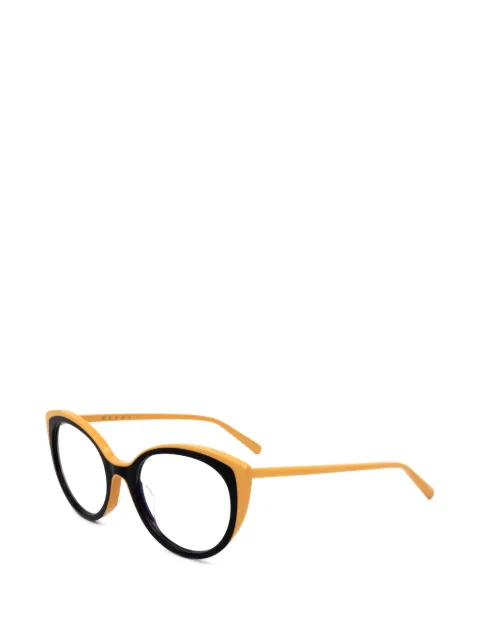 Marni Eyewear cat-eye frame glasses Yellow ME262501153