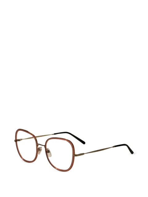 Marc Jacobs Eyewear geometric-frame glasses Brown MARC7010S4521