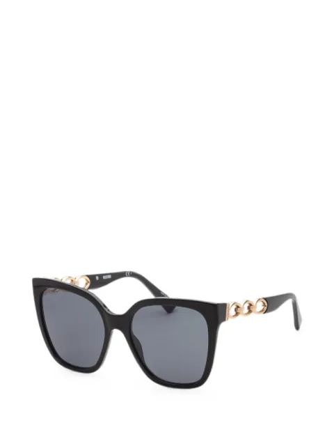 Moschino Eyewear chain-link cat-eye sunglasses Black MOS098S