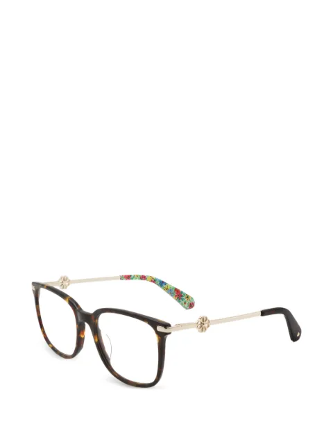 Kate Spade Ilana floral-plaque glasses Brown ILANA