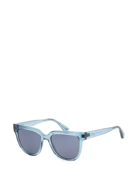 Longchamp geometric-frame sunglasses Blue LO755S405