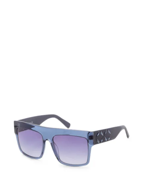 Swarovski Eyewear crystal-embellished square-frame sunglasses Blue SK01285690W