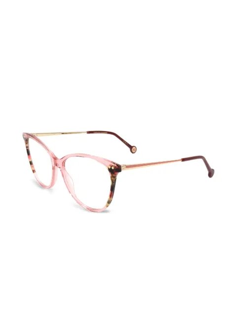 Carolina Herrera tortoiseshell-effect cat-eye glasses Pink HER0210HT854