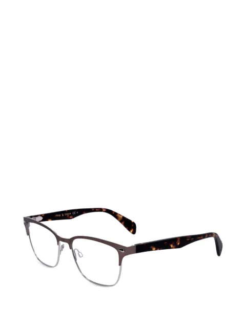 rag & bone browline-frame glasses Brown RNB3022HAM53
