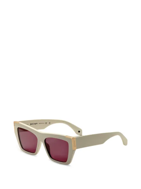 Palm Angels Eyewear Hollywood rectangle-frame sunglasses Neutrals PERI099F24PLA0010