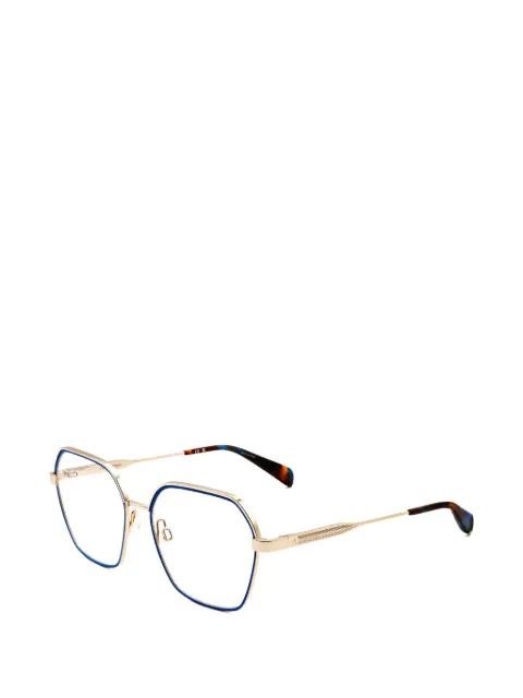 rag & bone geometric-frame glasses Gold RNB3072