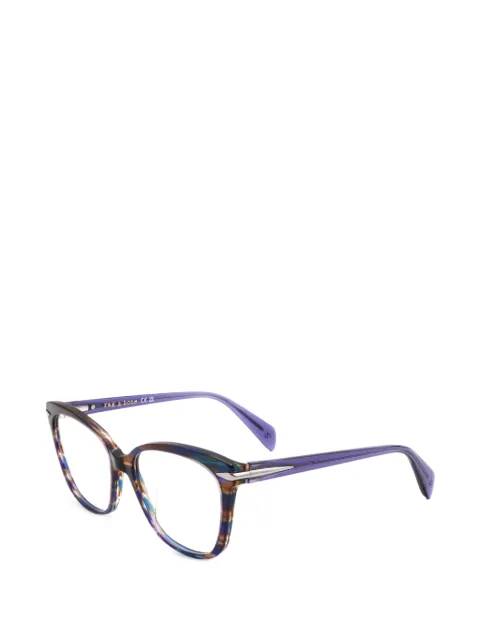 rag & bone cat-eye frame glasses Brown RNB3077