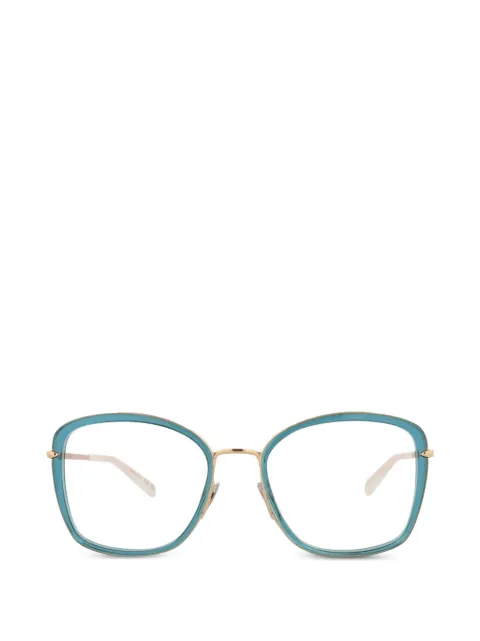Pomellato geometric-frame glasses Blue PM0085O30008668001