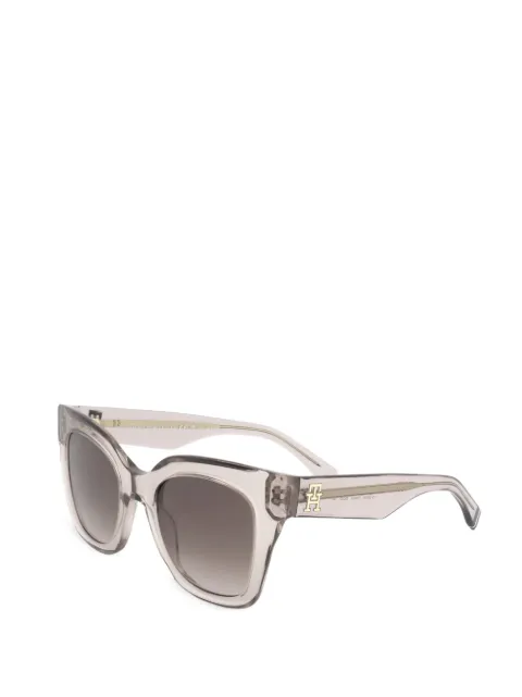 Tommy Hilfiger monogram-plaque square-frame sunglasses Neutrals TH2051SFWM50