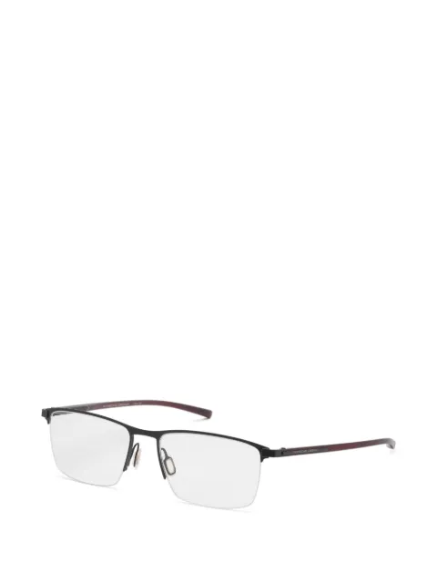 Porsche Design rectangle-frame glasses Black P8371