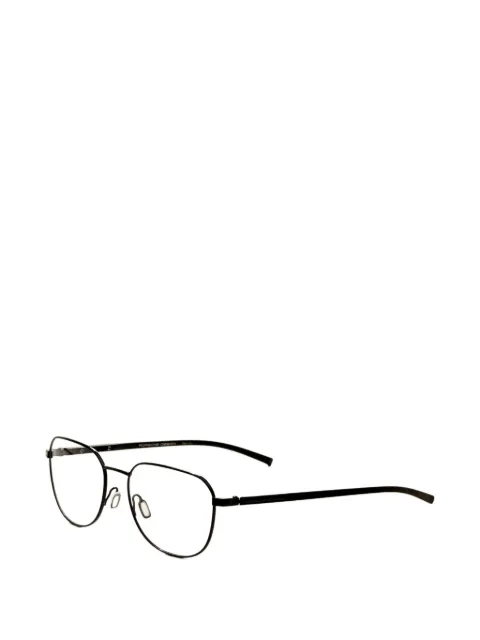 Porsche Design geometric-frame glasses Black P836754D