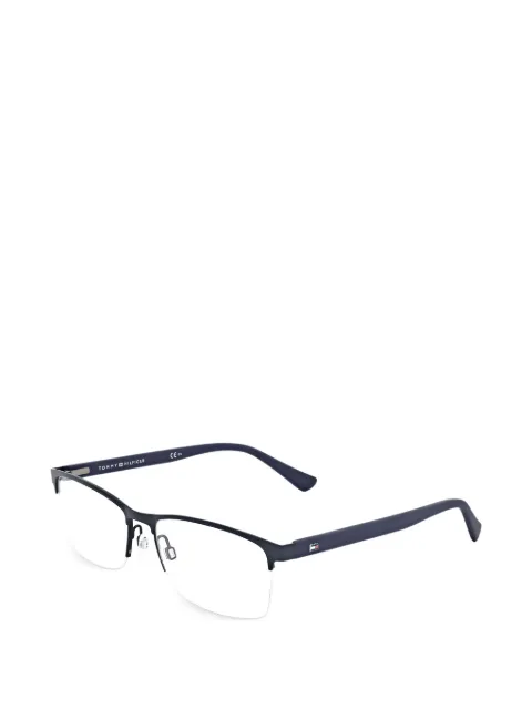 Tommy Hilfiger rectangle-frame glasses Blue TH1528PJP56