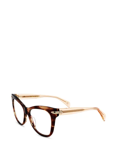 rag & bone cat-eye horn-effect glasses Brown RNB3074EX453