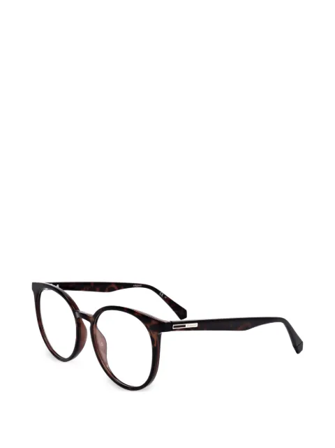 Polaroid tortoiseshell-effect round-frame glasses Brown PLDD37908653