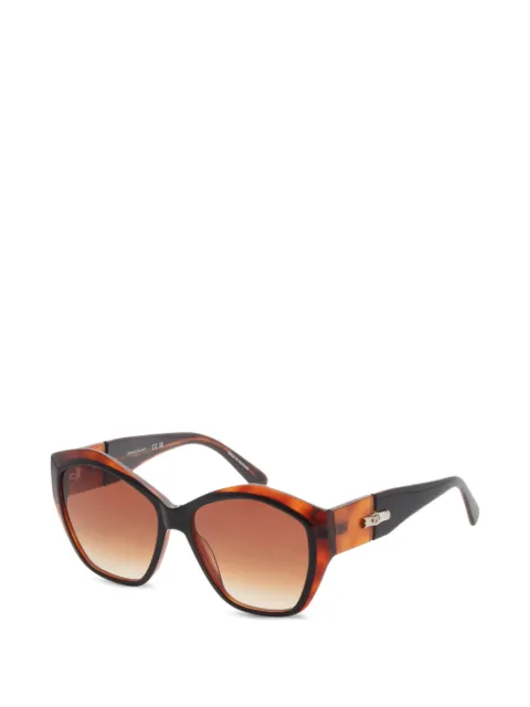 Longchamp tortoiseshell-effect geometric-frame sunglasses Brown LO712SN01157
