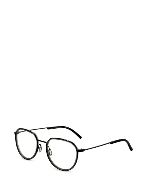 Porsche Design round-frame glasses Black P874053A000