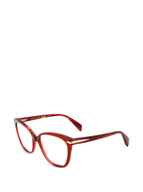 rag & bone cat-eye frame glasses Red RNB3077