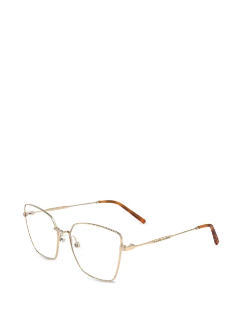 Marc Jacobs Eyewear geometric-frame tortoiseshell-effect glasses Gold MARC56106J56