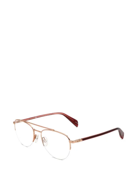 rag & bone pilot-frame glasses Gold RNB7054GAU254