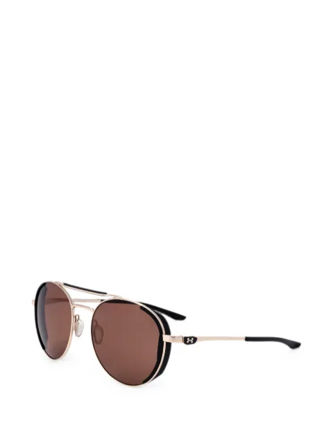 Under Armour double-bridge round-frame sunglasses Gold UA0008GS3YG