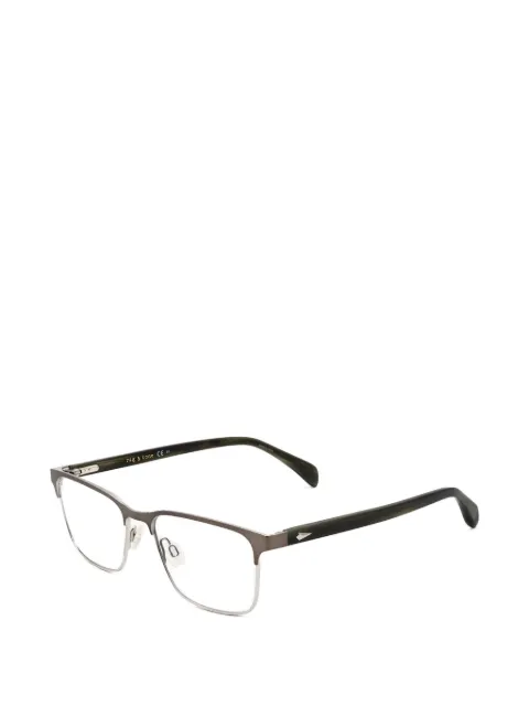 RAG & BONE EYEWEAR rectangle-frame glasses Grey RNB7051GTZ254