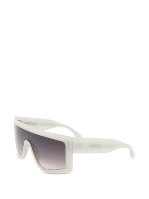 Isabel Marant Eyewear geometric-frame sunglasses White IM0155S7AP99