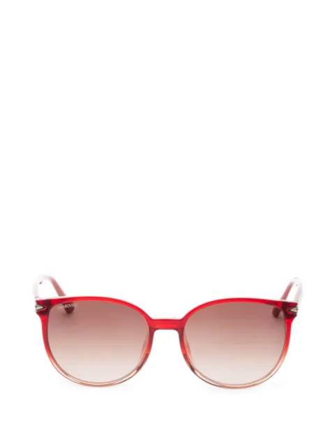Swarovski Eyewear crystal-embellished round-frame sunglasses Red SK0191