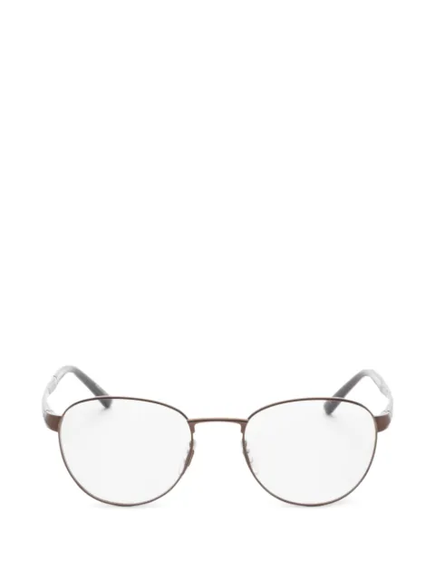 Porsche Design round-frame glasses Brown P836950D