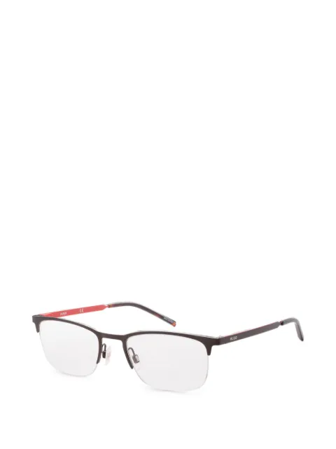 HUGO rectangle-frame glasses Grey HG1019FRE