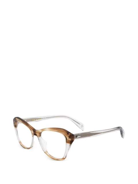 rag & bone cat-eye glasses Brown RNB3069HR351