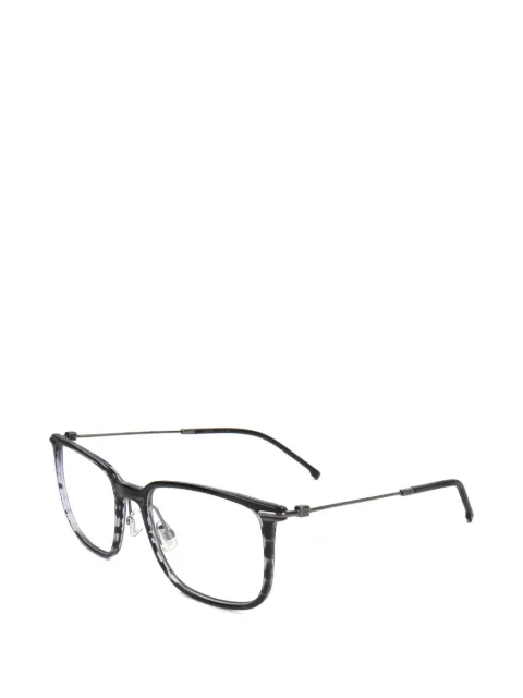 BOSS striped square-frame glasses Grey BOSS1484