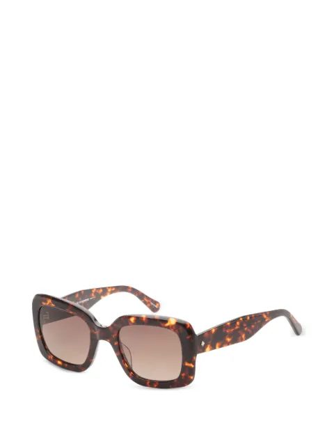 Kate Spade square-frame sunglasses Brown BELLAMYS08652