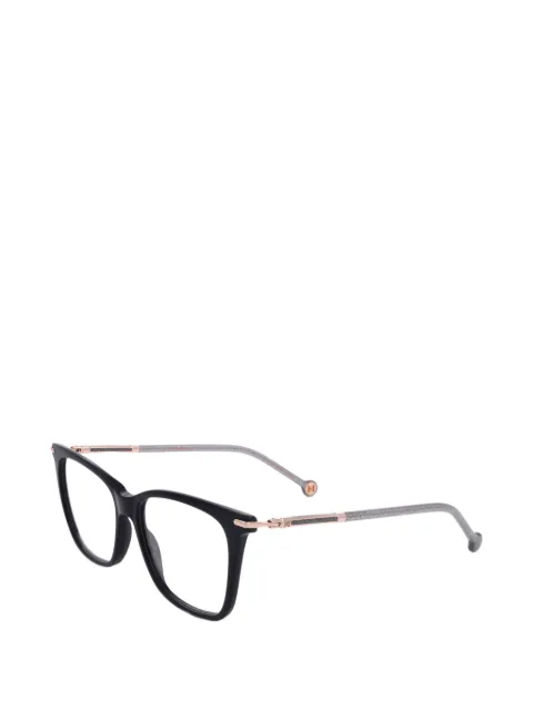Carolina Herrera glitter-detail square-frame glasses Black HER0232