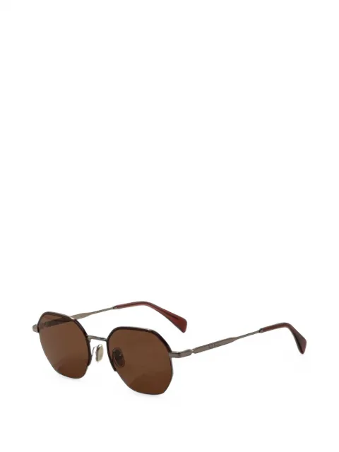 Paul Smith Lovell geometric-frame sunglasses Brown PS24110S03853