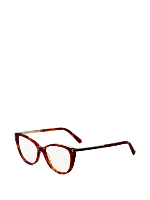 Swarovski tortoiseshell-effect cat-eye glasses Brown SK541453052